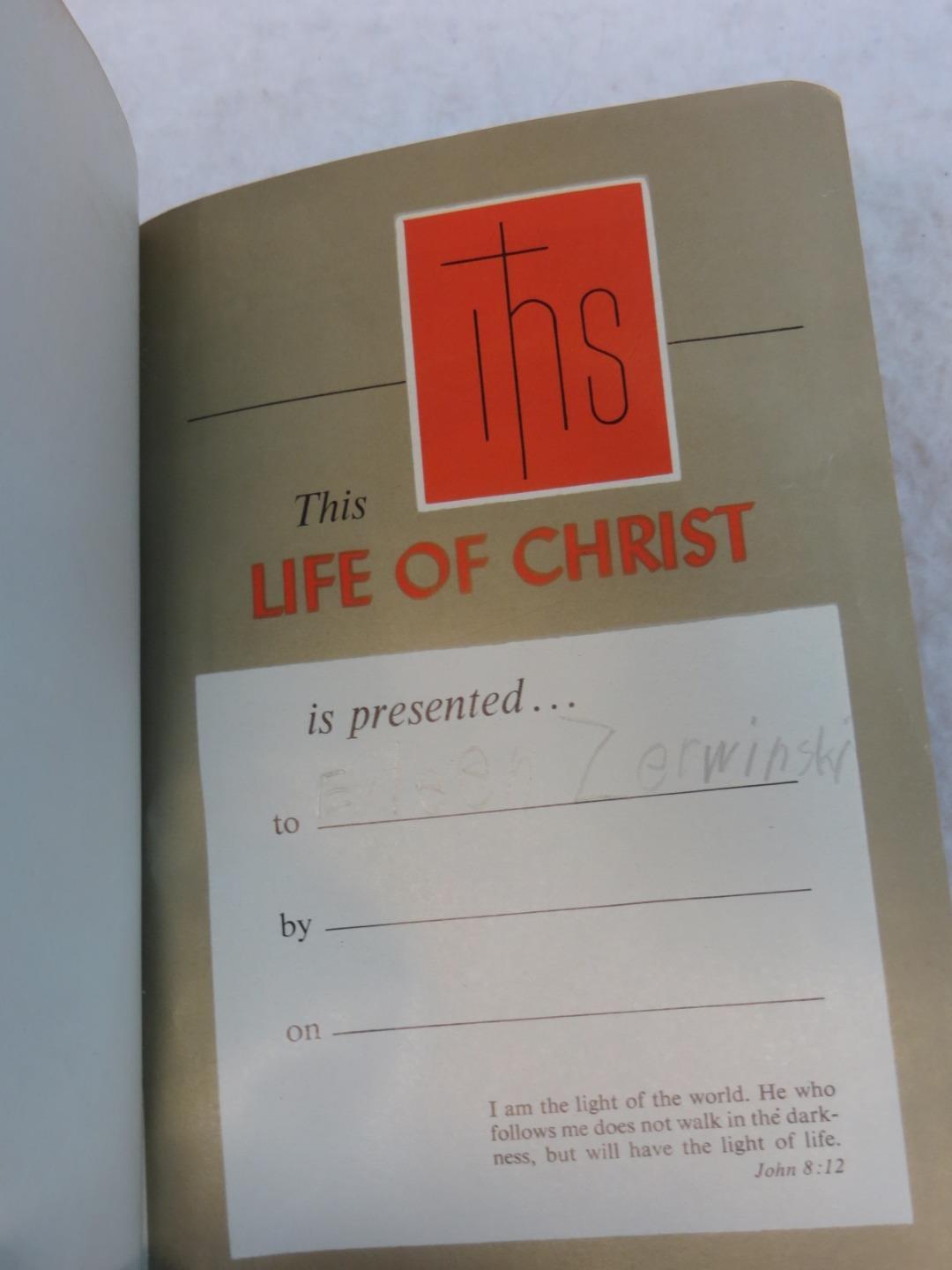 Lot 2 THE LIFE OF CHRIST & THE CATHOLIC MISSAL 1958 The Catholic Press Leather