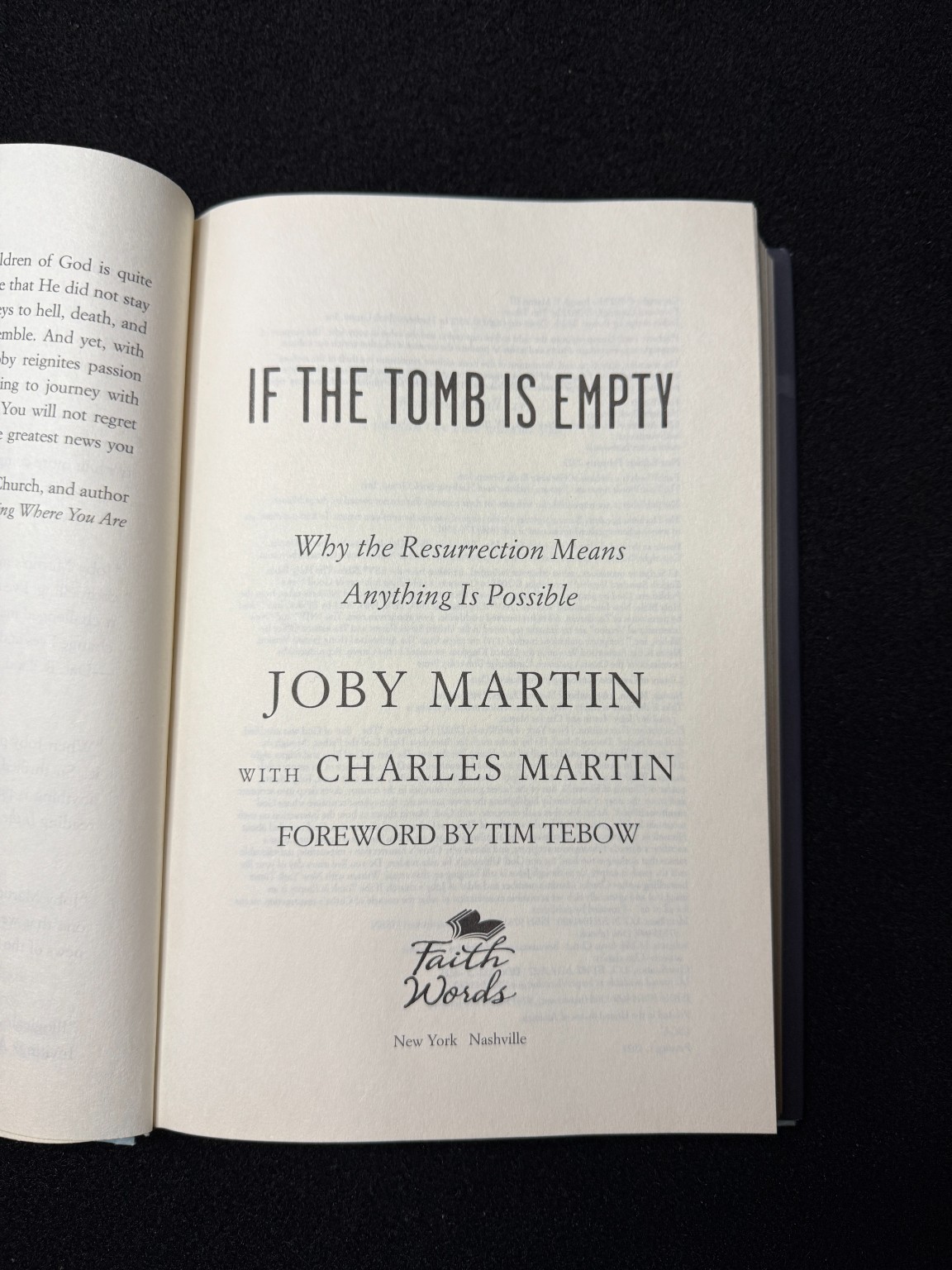 If the Tomb Is Empty Joby Martin Charles Martin 2022 Christian Living Faith