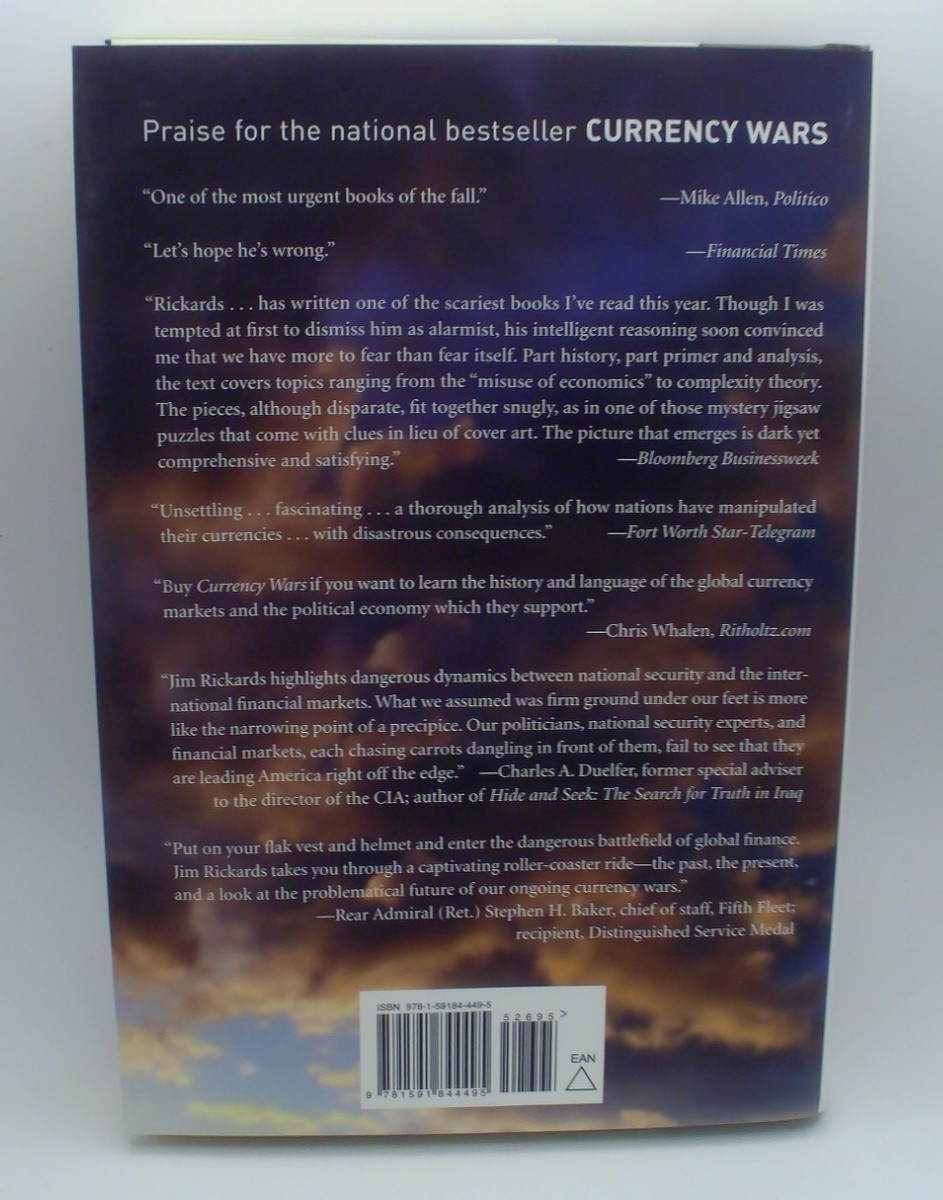 Currency Wars James Rickards 2011 Hardcover Global Economic Crisis Finance
