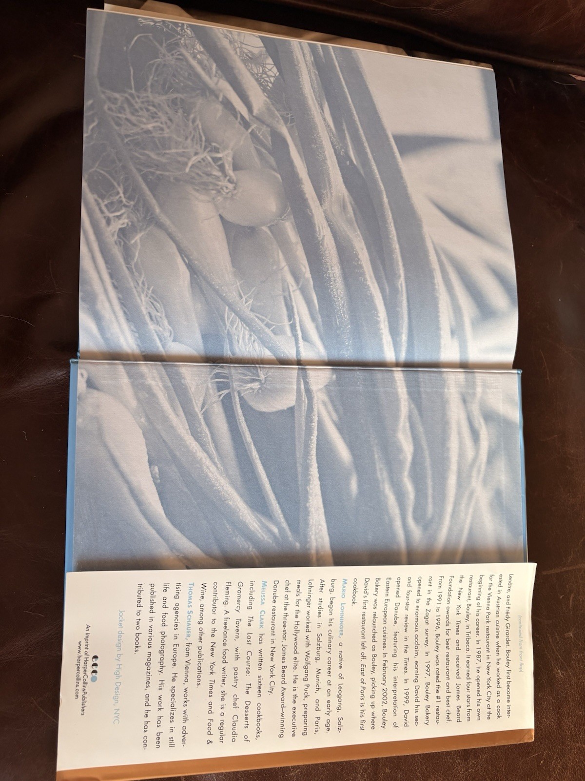 David Bouley SIGNED East Of Paris 2003 Hardcover 1st Edition AUTOGRAPHED
