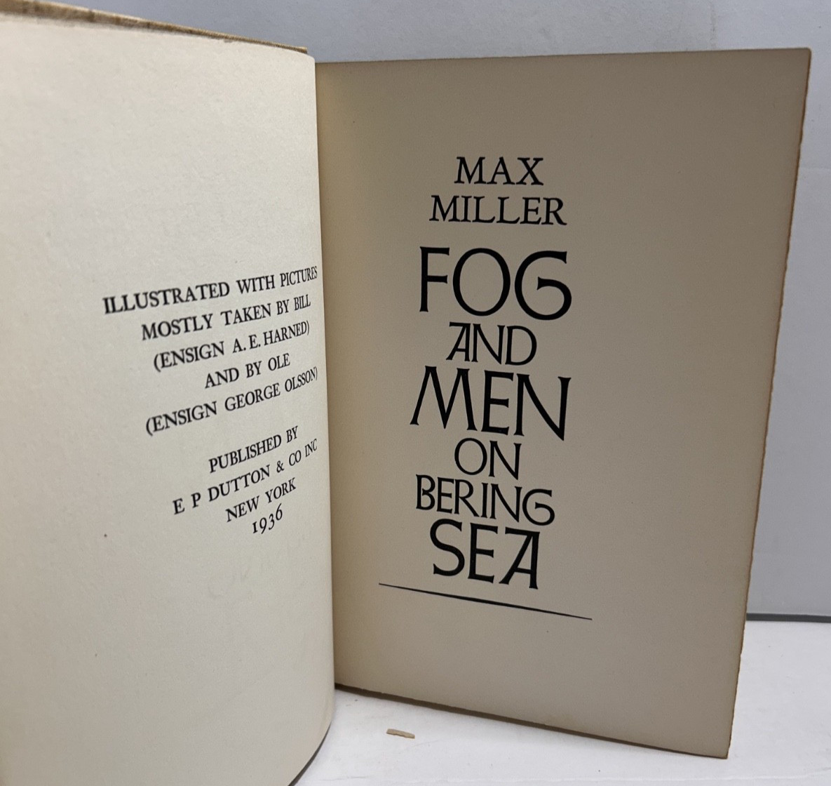 Fog and Men on Bering Sea by Max Miller