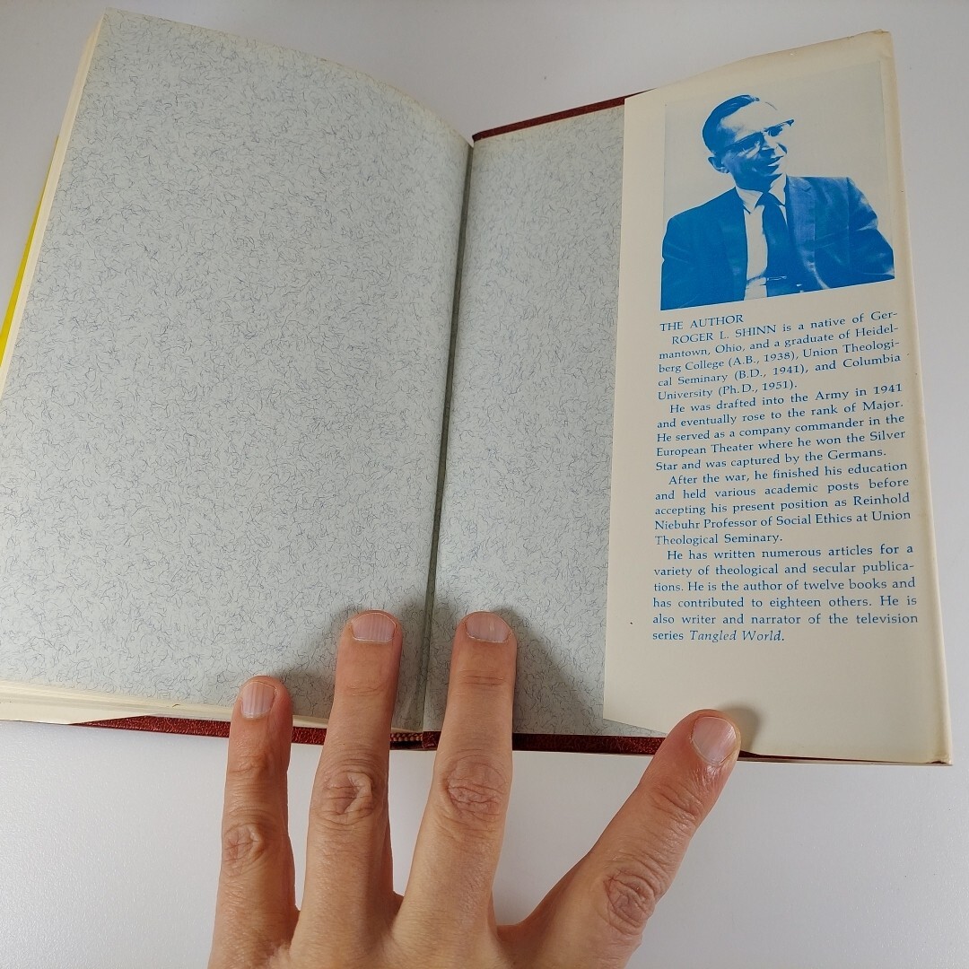 Wars and Rumors of Wars by Roger L. Shinn 1972 Abingdon Press HCDJ