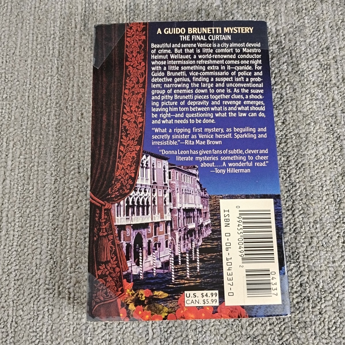 Donna Leon Commissario Brunetti Mystery Series 9 Paperback Book Lot Death Darkly