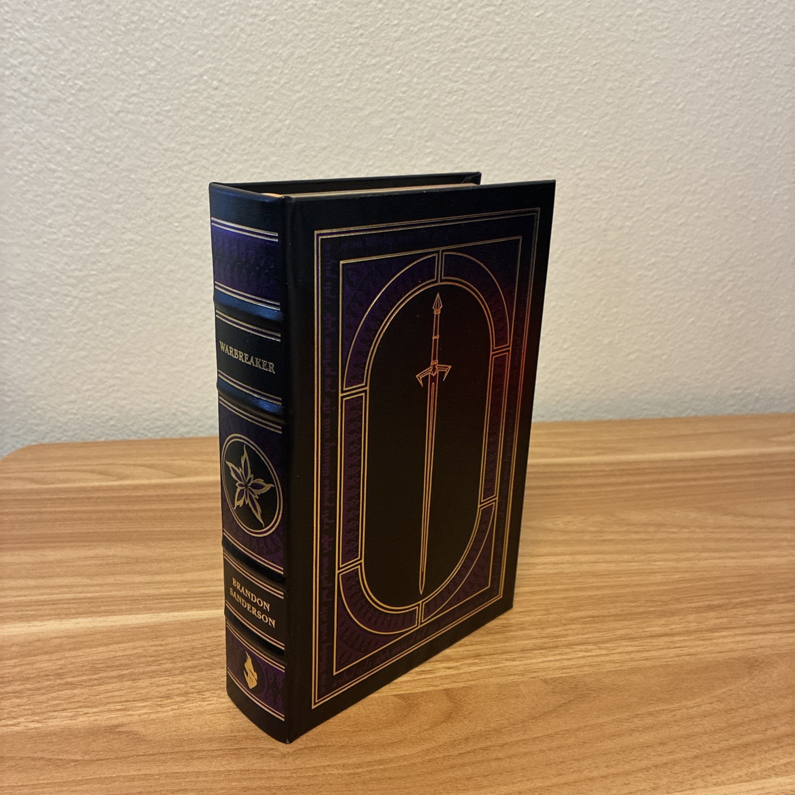Warbreaker by Brandon Sanderson, SIGNED Dragonsteel Leatherbound Edition