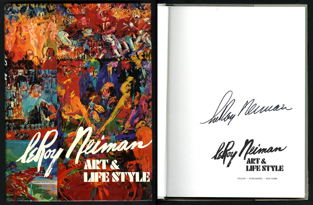 LeRoy Neiman SIGNED AUTOGRAPHED Art & Life Style HC 1st Ed Print Playboy *RARE*