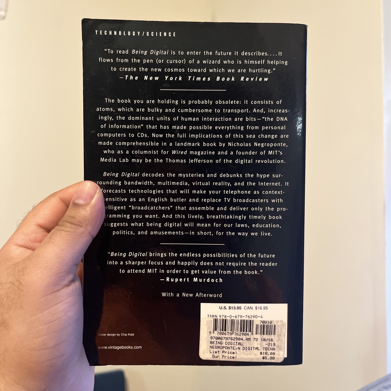 Being Digital Nicholas Negroponte Technology Innovation Book