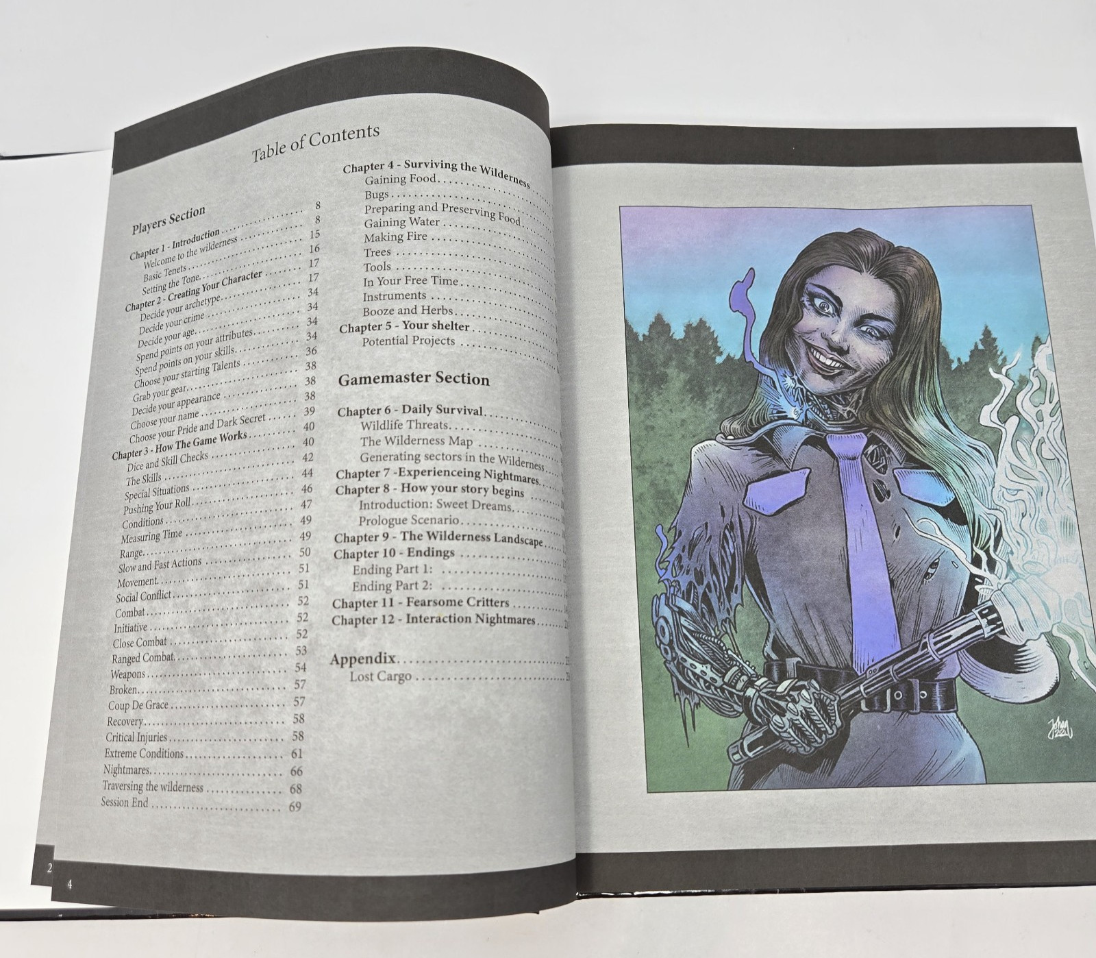 Fearsome Wilderness RPG Year Zero Horror/Lumberjack Folklore *Kickstarter Ed