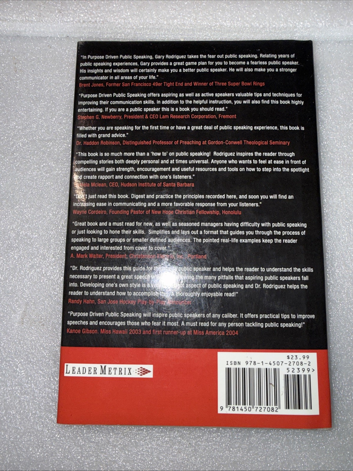 PURPOSE-CENTERED PUBLIC SPEAKING: HOW TO DEVELOP AND By Gary Rodriguez