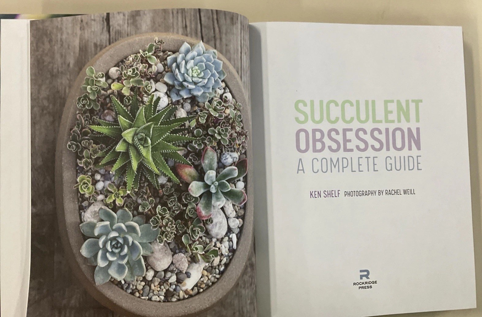 Succulent Obsession Complete Guide by Ken Shelf HC 2022 Rockridge Press