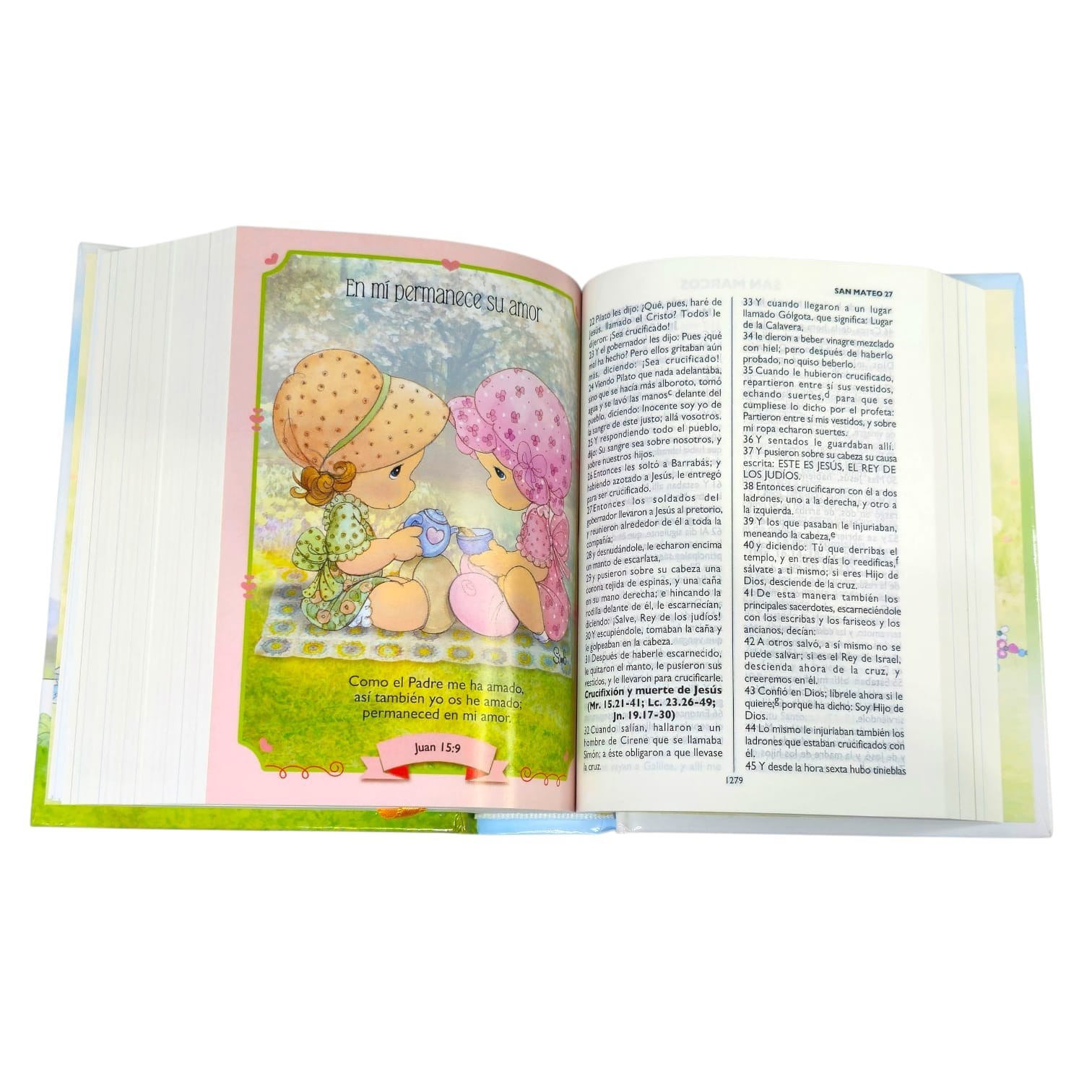 Biblia precios moments para niños Pasta Vinil Reina-Valera 1960 Tamaño Pequeño