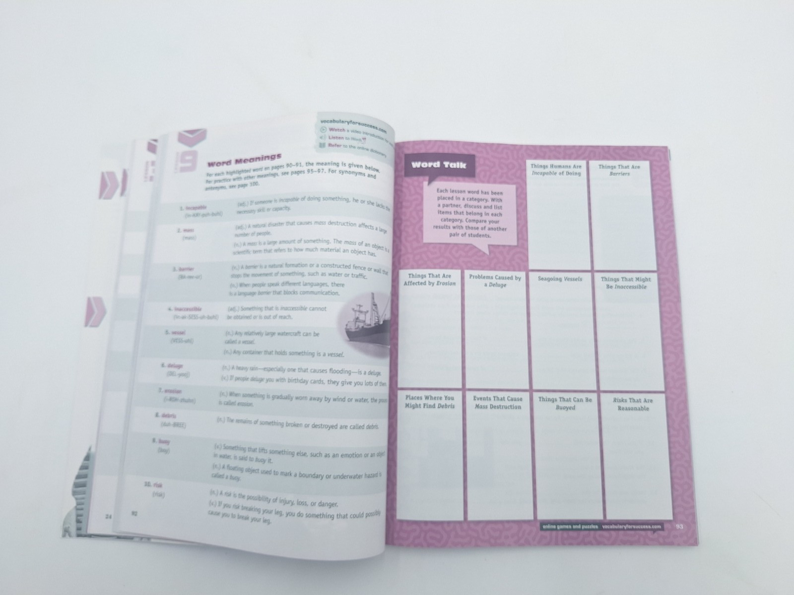 Vocabulary for Success, LEVEL A – Paperback, by Sadlier – Brand New