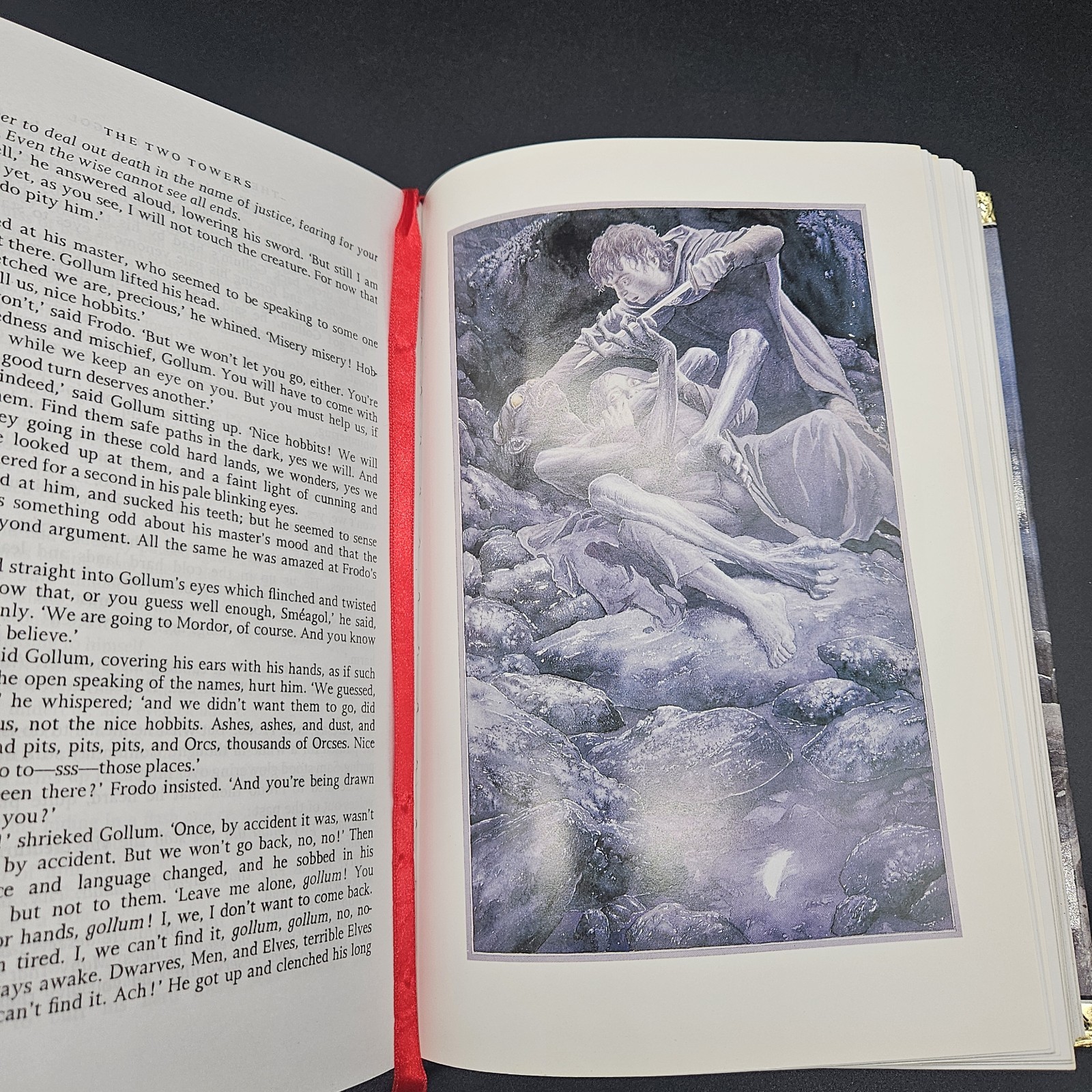 The Lord of the Rings by J.R.R. Tolkien 1991 Hardcover Illustrated Alan Lee 4th