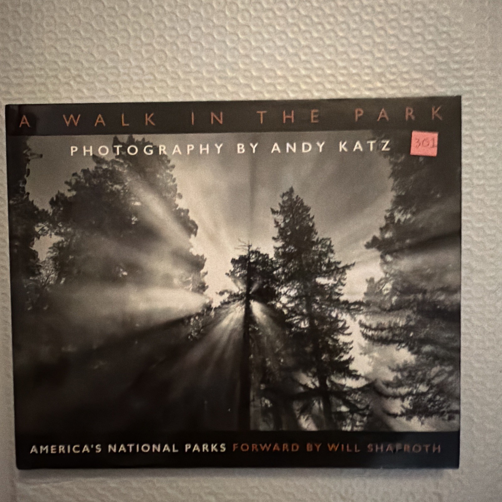 A Walk In The Park…Photography Book by – Hardcover, by Andy Katz – Acceptable