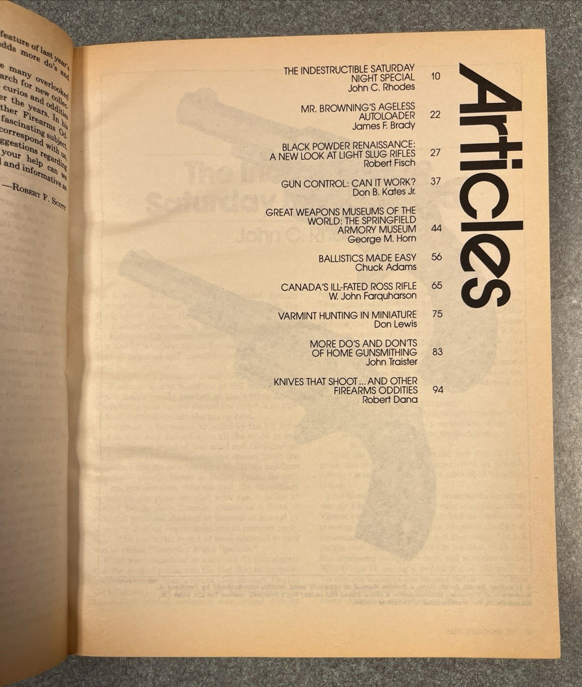 Shooter’s Bible 1982 Edition No. 73, Illustrated Stoeger Arms Co. Firearm Guide