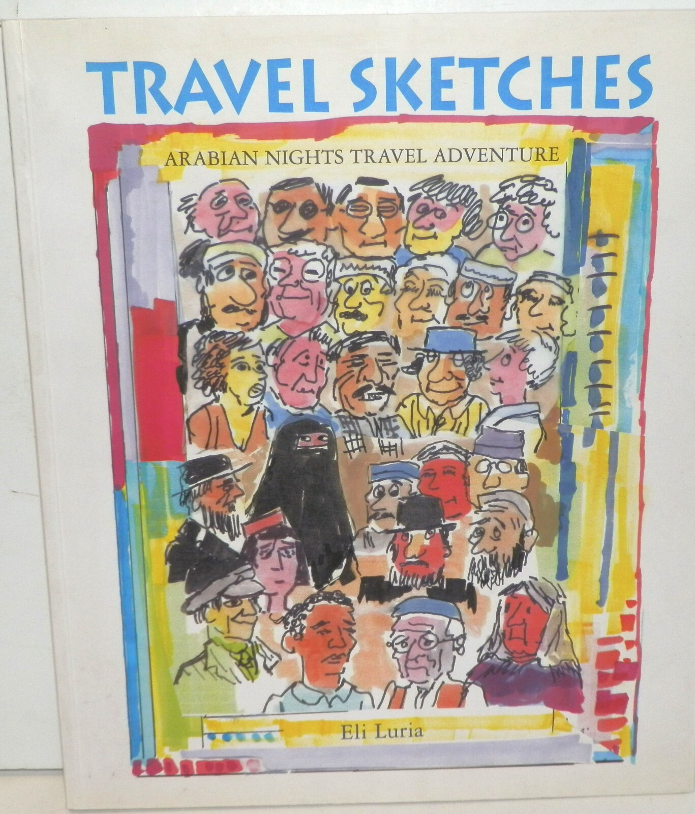 Eli Luria Arabian Nights Travel Adventure Sketches Signed with Original Art Work