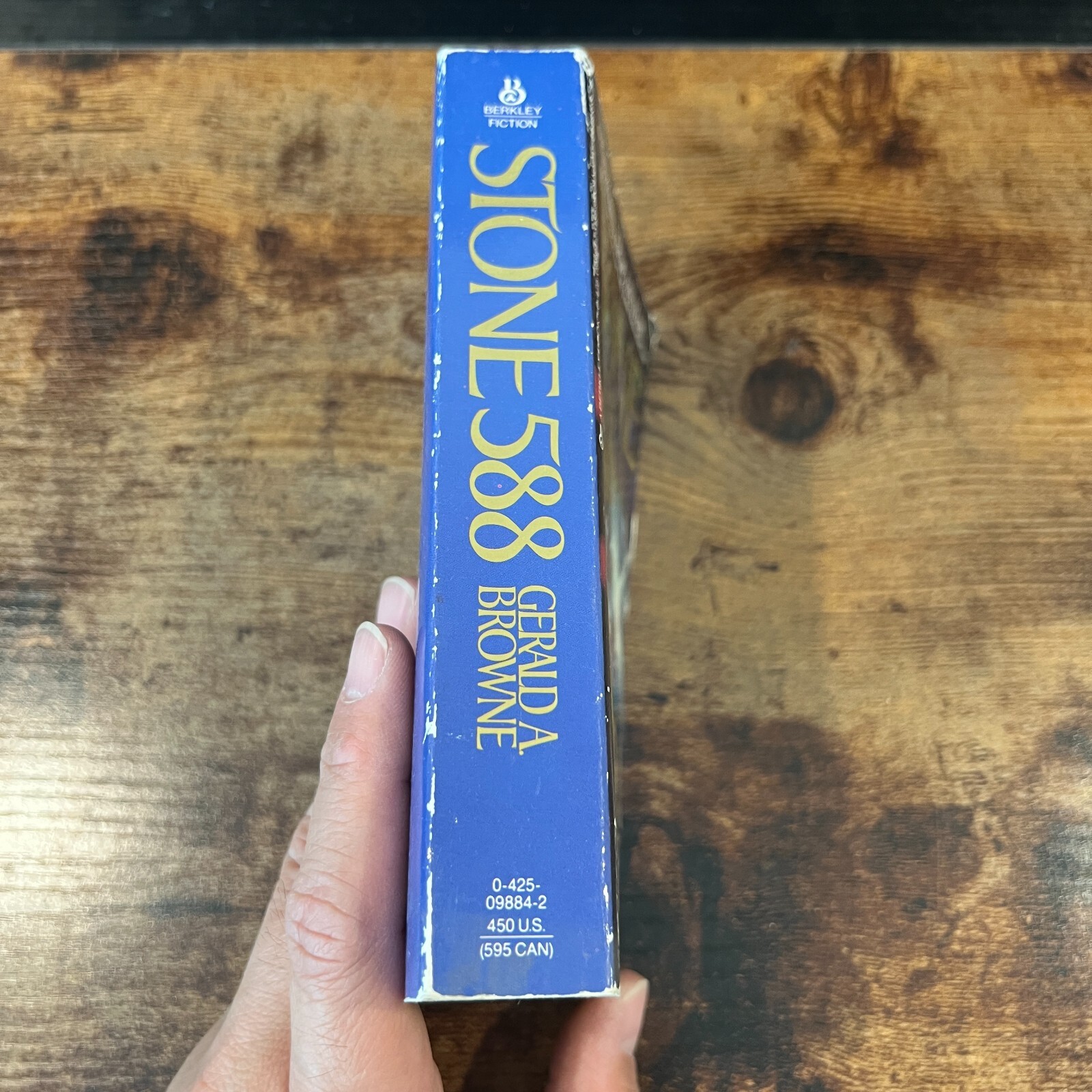 Stone 588 – Mass Market Paperback By Browne, Gerald A – Berkley Edition 1987