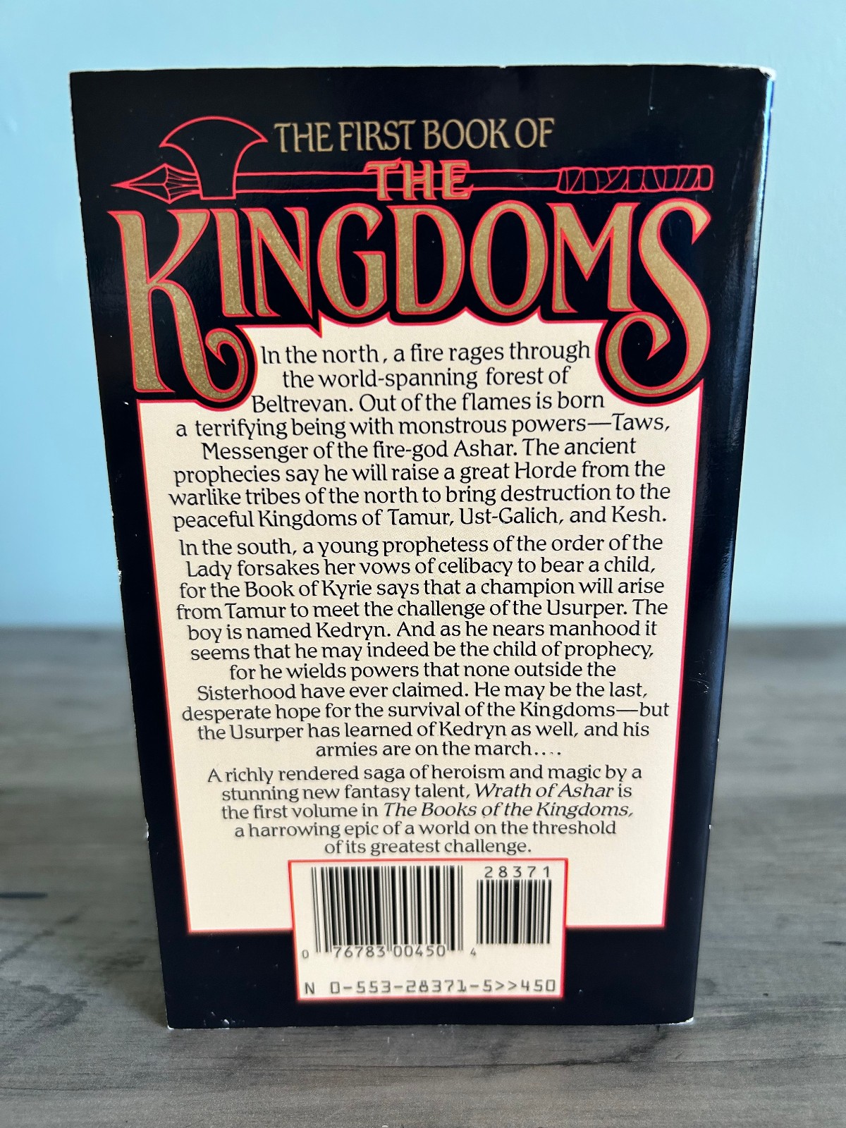 Wrath of Ashar – Angus Wells First Book of The Kingdoms (Excellent)