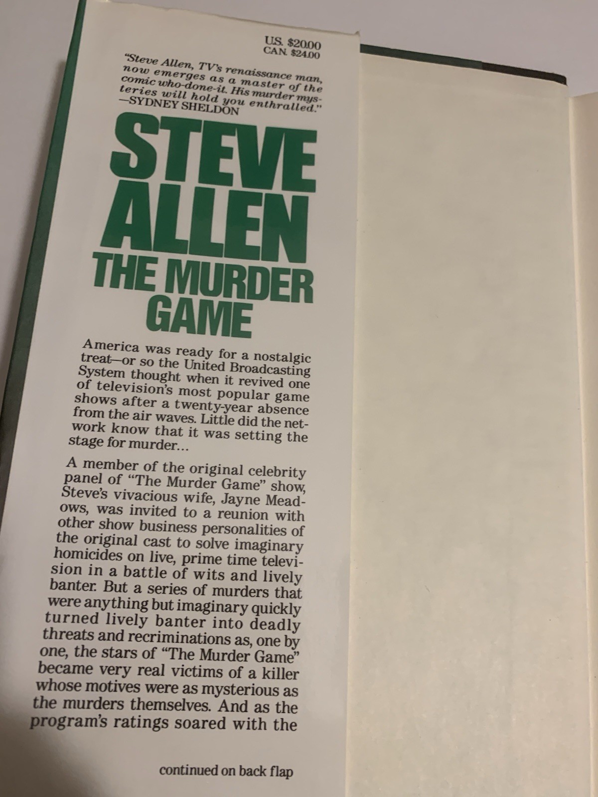 📒The Murder Game by Allen, Steve 3409