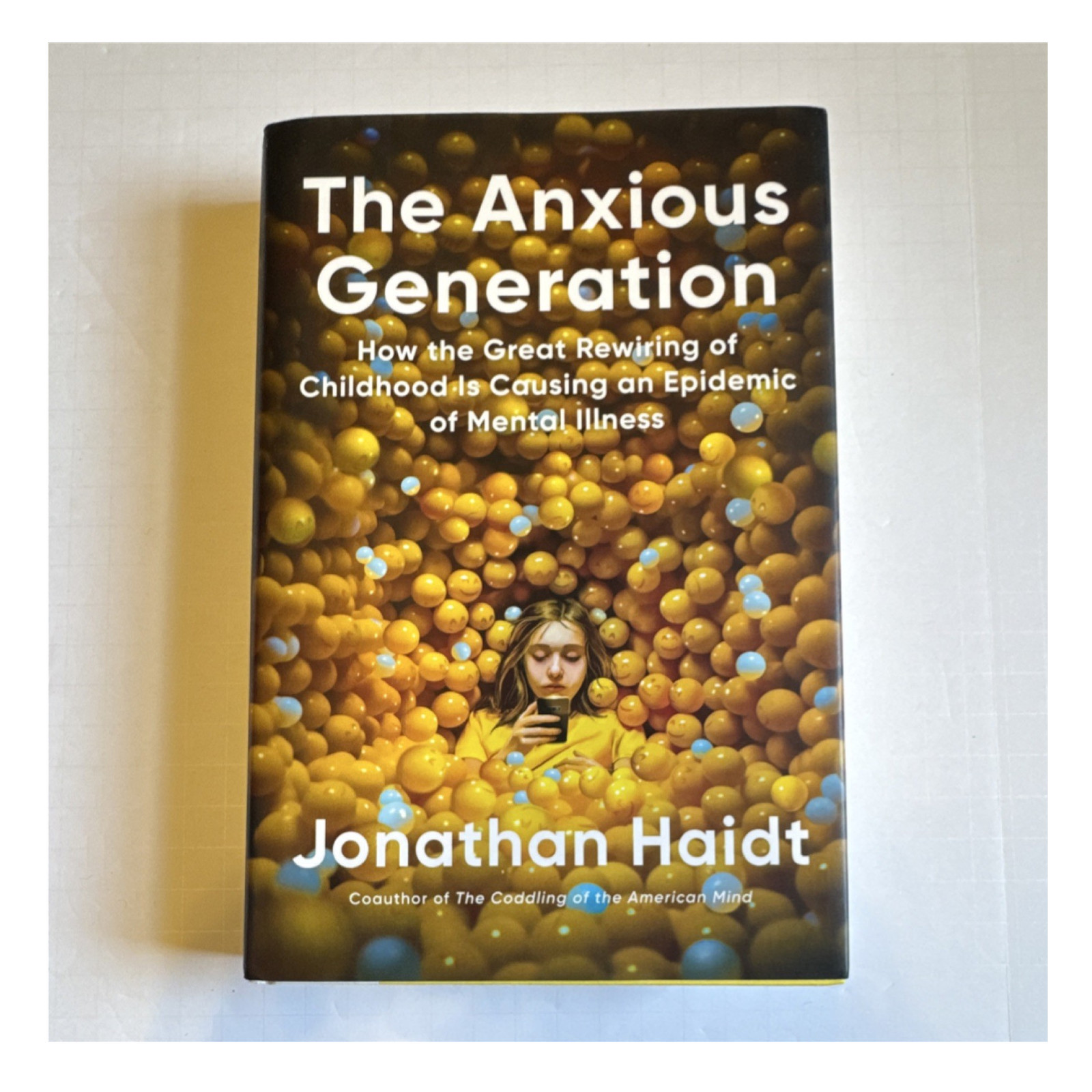 The Anxious Generation by Jonathan Haidt (2024, Hardcover, Penguin Press)-B