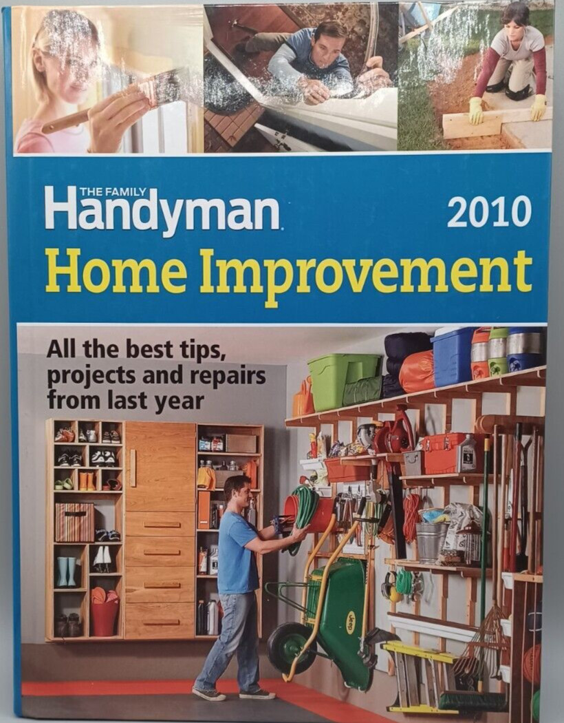 Lot of 3 Family Handyman Home Improvement Books HC 2010 2011 2013 188 Pages