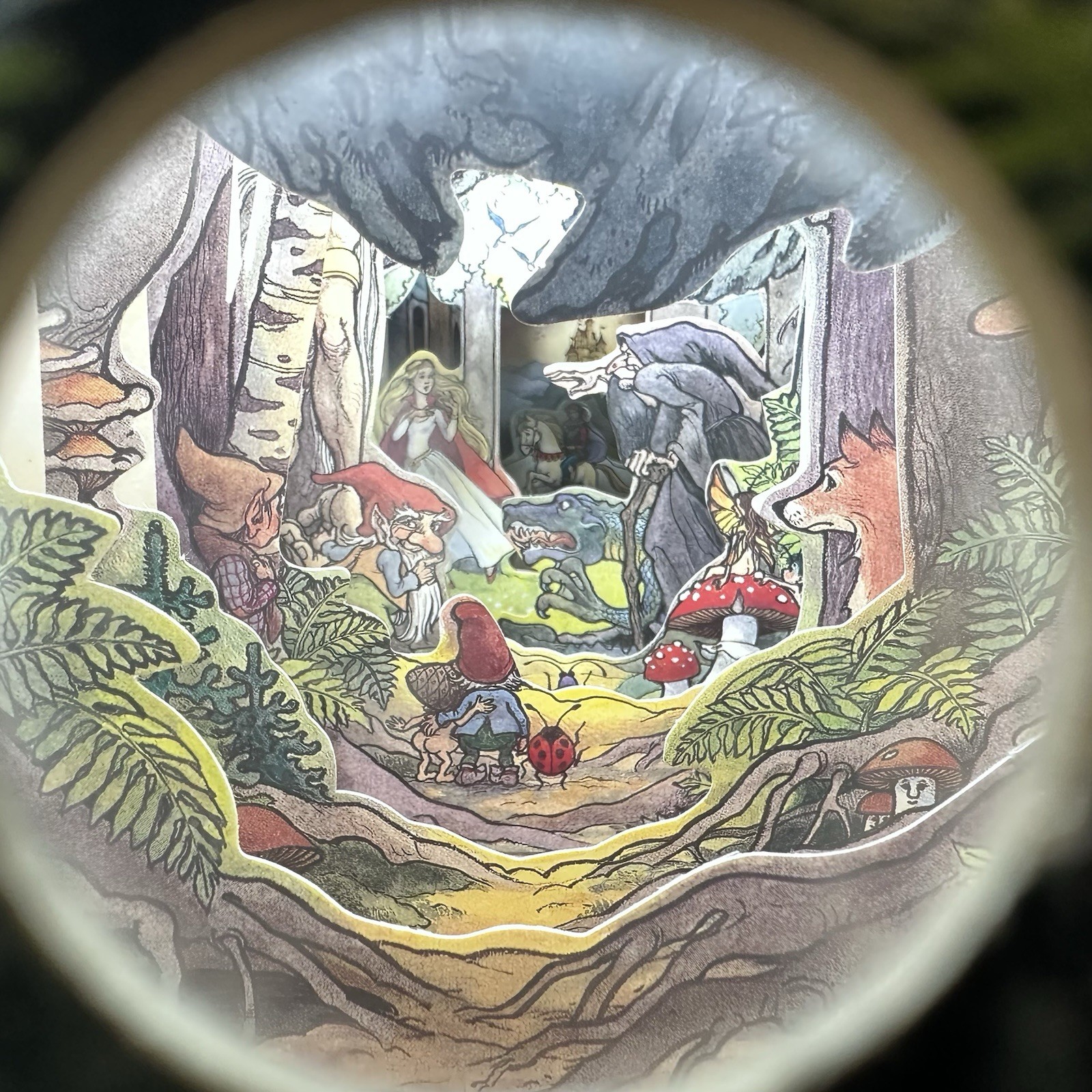 THE ENCHANTED FOREST Trina Schart Hyman Magic Windows 3D Scene 1984 Rare HTF