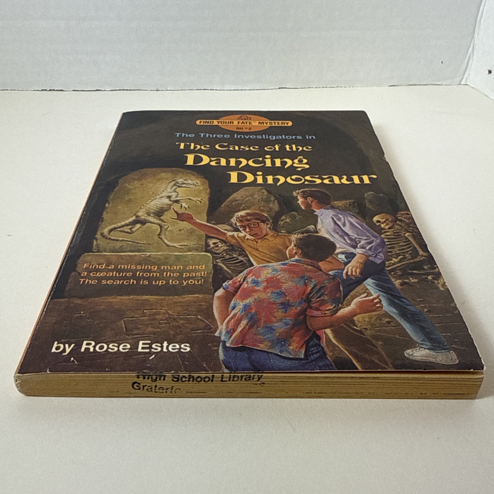 Three Investigators Case of the Dancing Dinosaur Paperback Find Your Fate