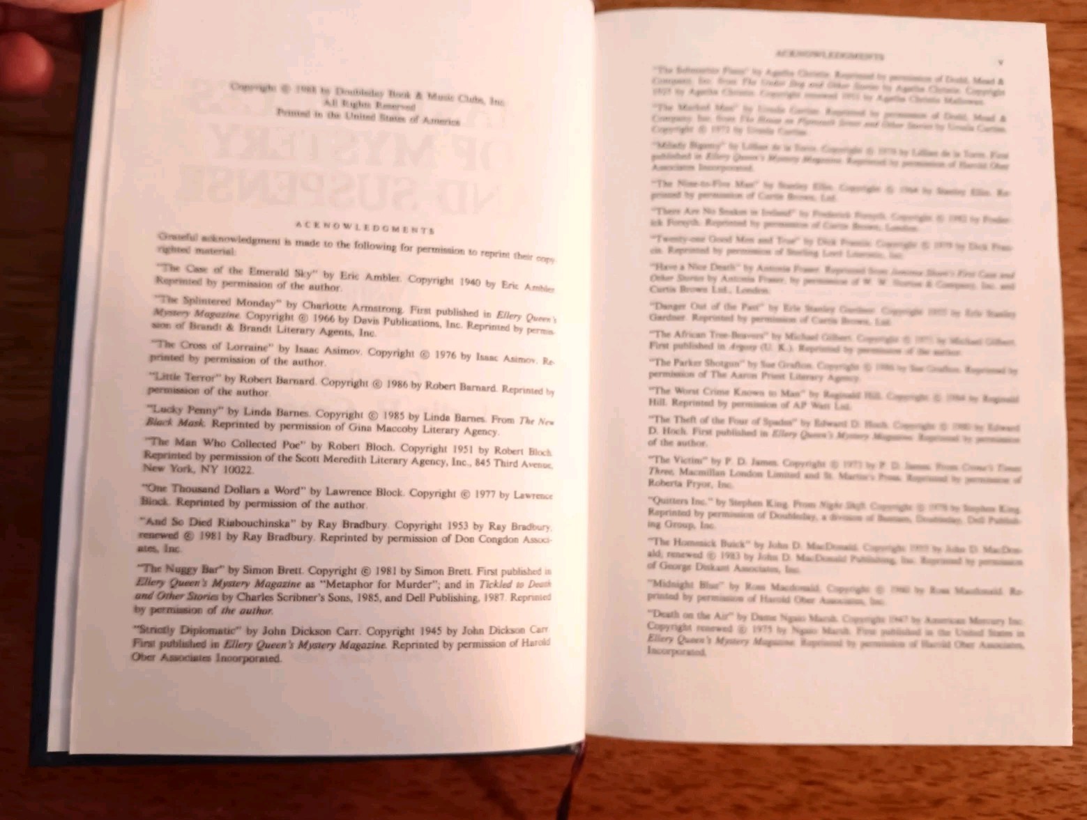 Masterpieces of Mystery and Suspence Martin H. Greenberg Hardcover Fine Binding