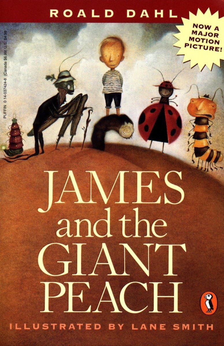James and the Giant Peach – Dahl, Roald|Smith, Lane – Like New – See conditi…