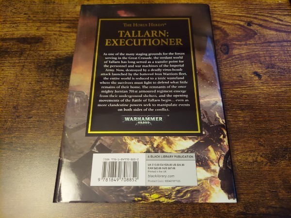 Warhammer Horus Heresy Tallarn: Executioner, Like New, John French