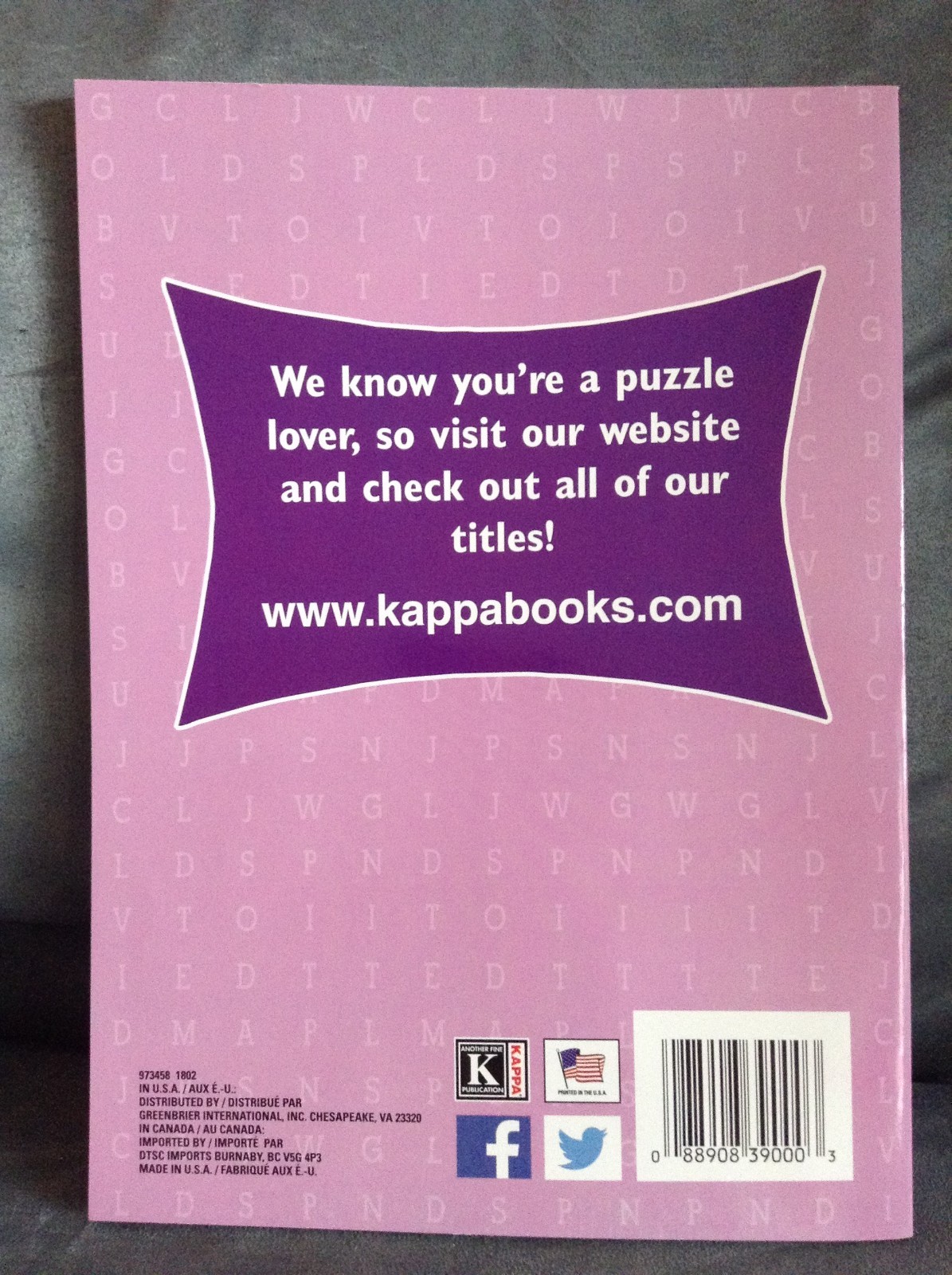 KAPPA LARGE PRINT GREAT BIG WORD-FINDS VOLUME 121 EASY TO READ 83 PAGES