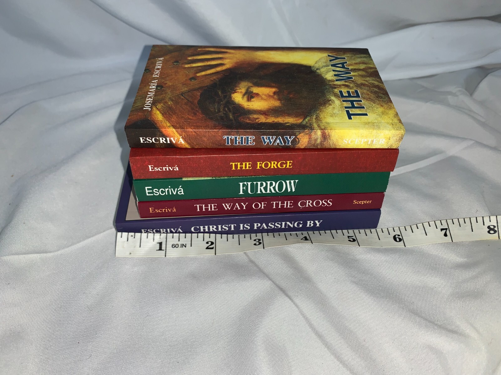 Escriva Book Lot Of 5 The Way, Forge, Furrow,Christ Is Passing Pocket Size Small
