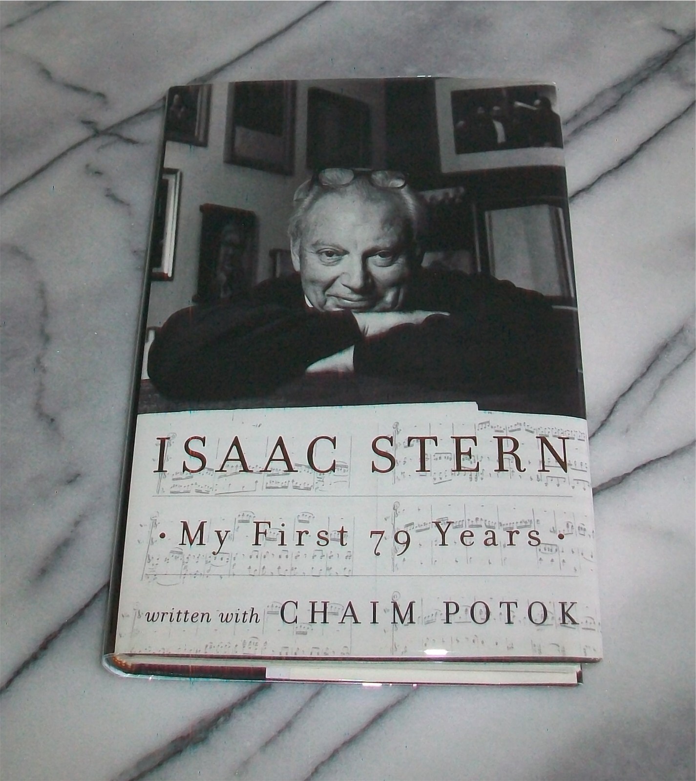 *Signed Bookplate* MY FIRST 79 YEARS Isaac Stern & Chaim Potok HC/DJ 1999 1st Ed