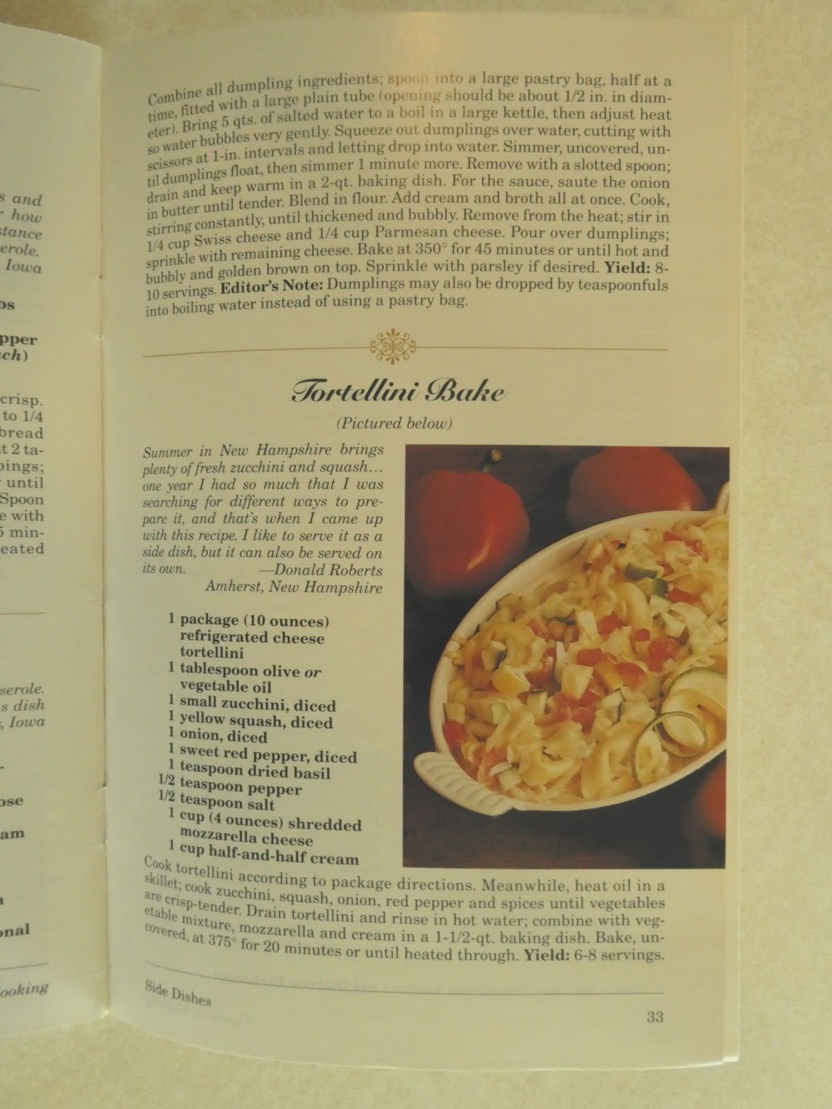 Taste of Home Casserole Cooking 35 pages of recipes published in 2000