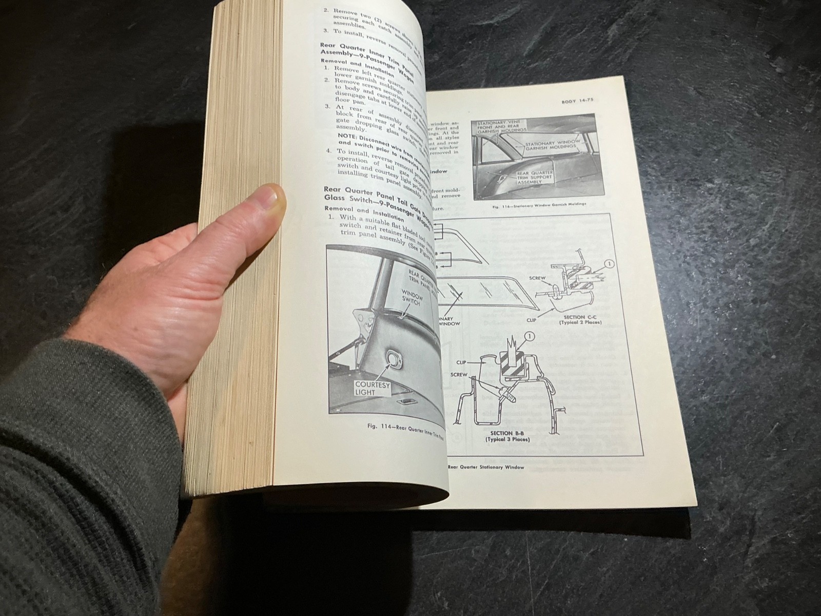 1959 Pontiac 7000 Series Maintenance Manual Parisienne Laurentian Strato-Chief