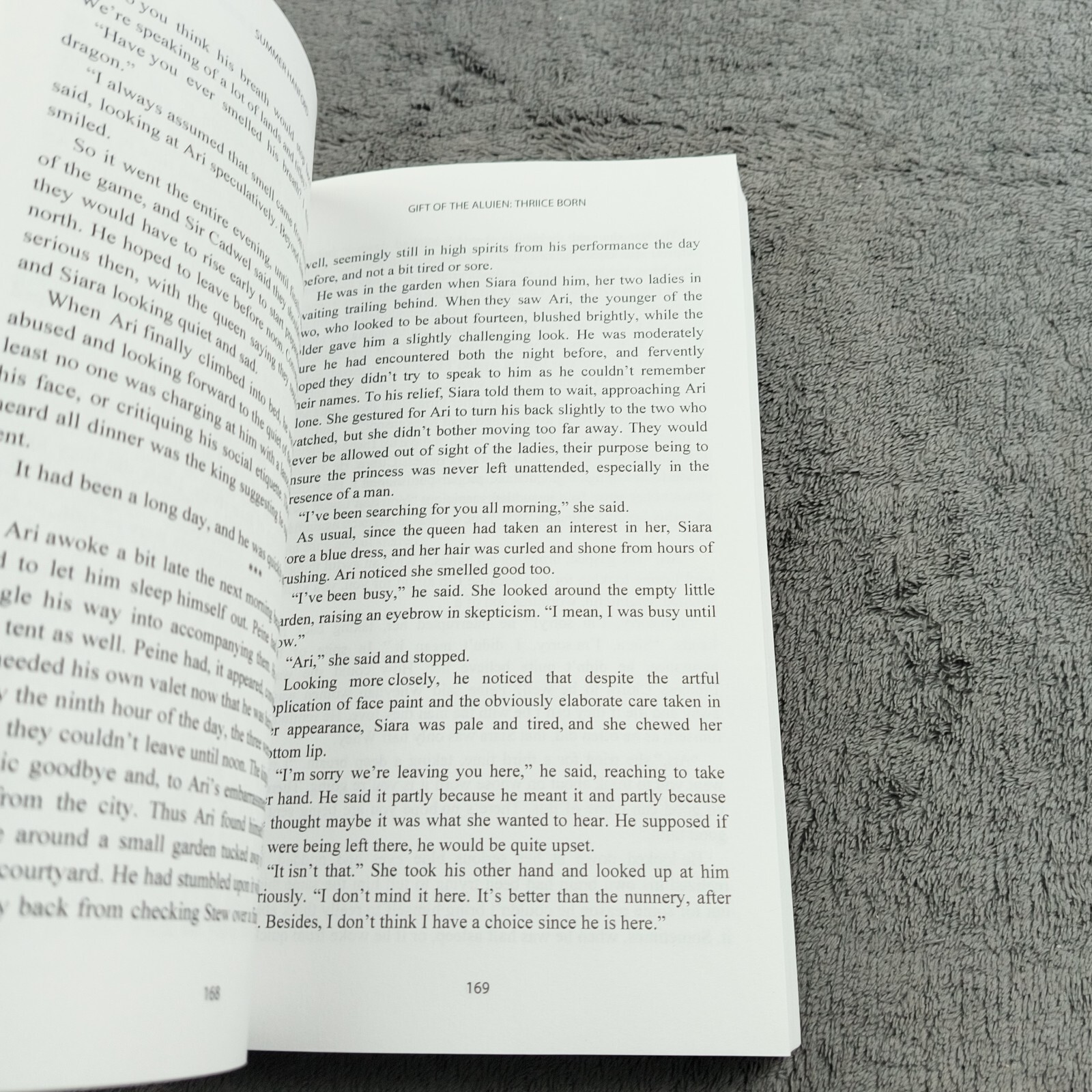 Gift Of The Aluien Thrice Born By Summer Hanford With Bookmark Signed To Summer