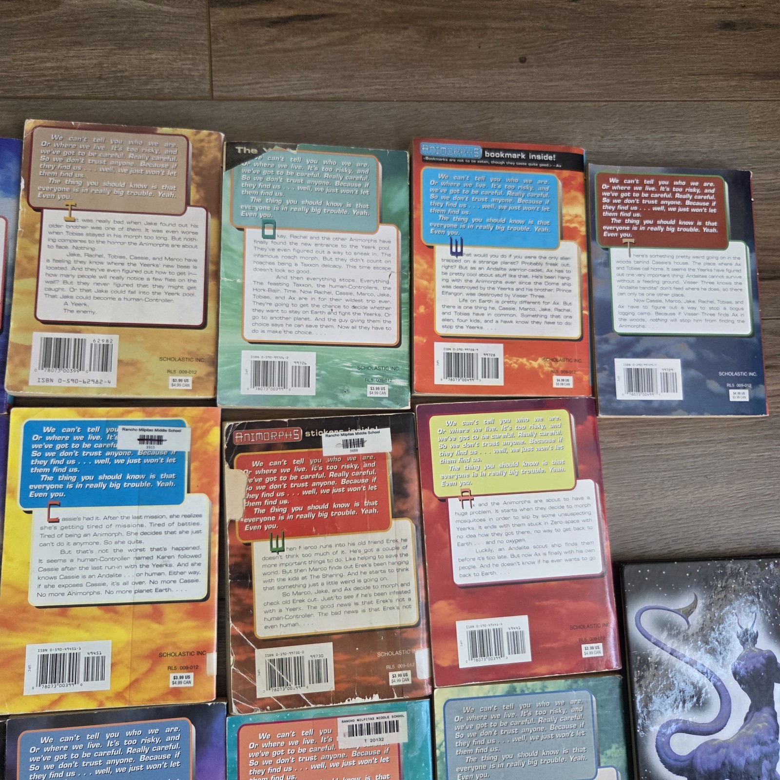 Vintage Lot of 27 Animorphs Paperback Books K.A. Applegate