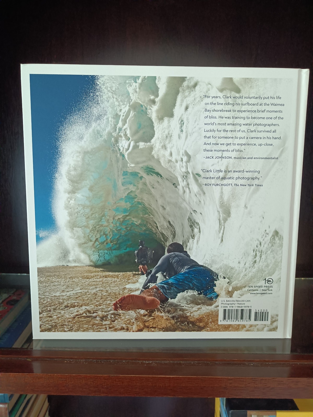 Clark Little: Art of Waves_Collector’s Edn_HCDJ_Slipcase_Numbered_2 x Plates