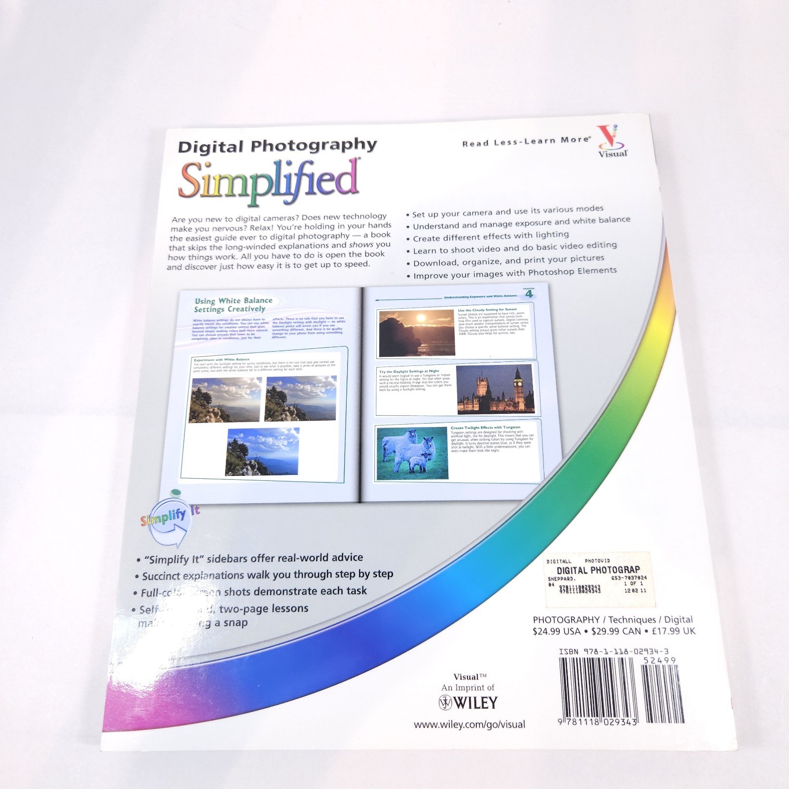 Photography Book Lot of 3: Ziser Captured by the Light, Flash, Digital Simplifie