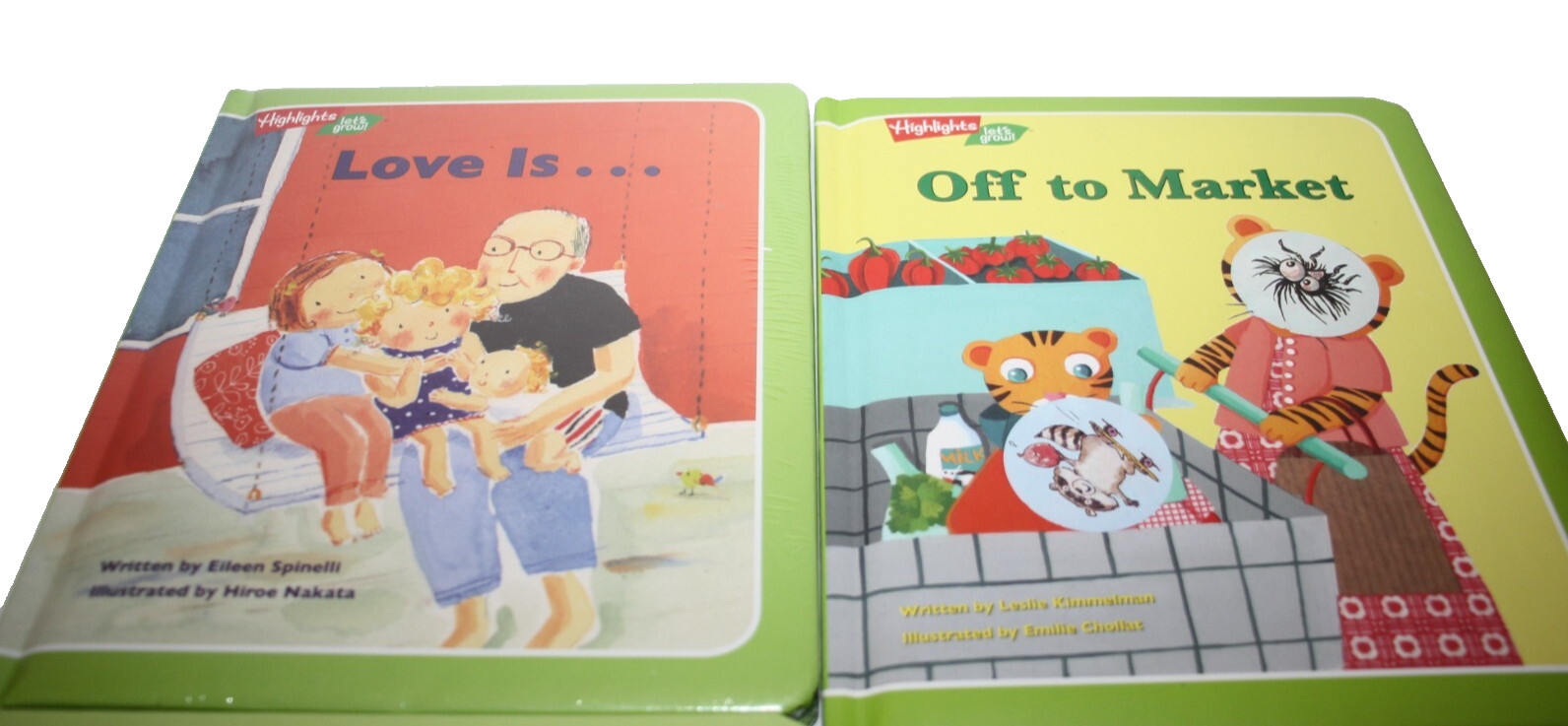 Highlights Let’s Grow Childrens Books Lot Of 4 Soft Cover Board Books Learning