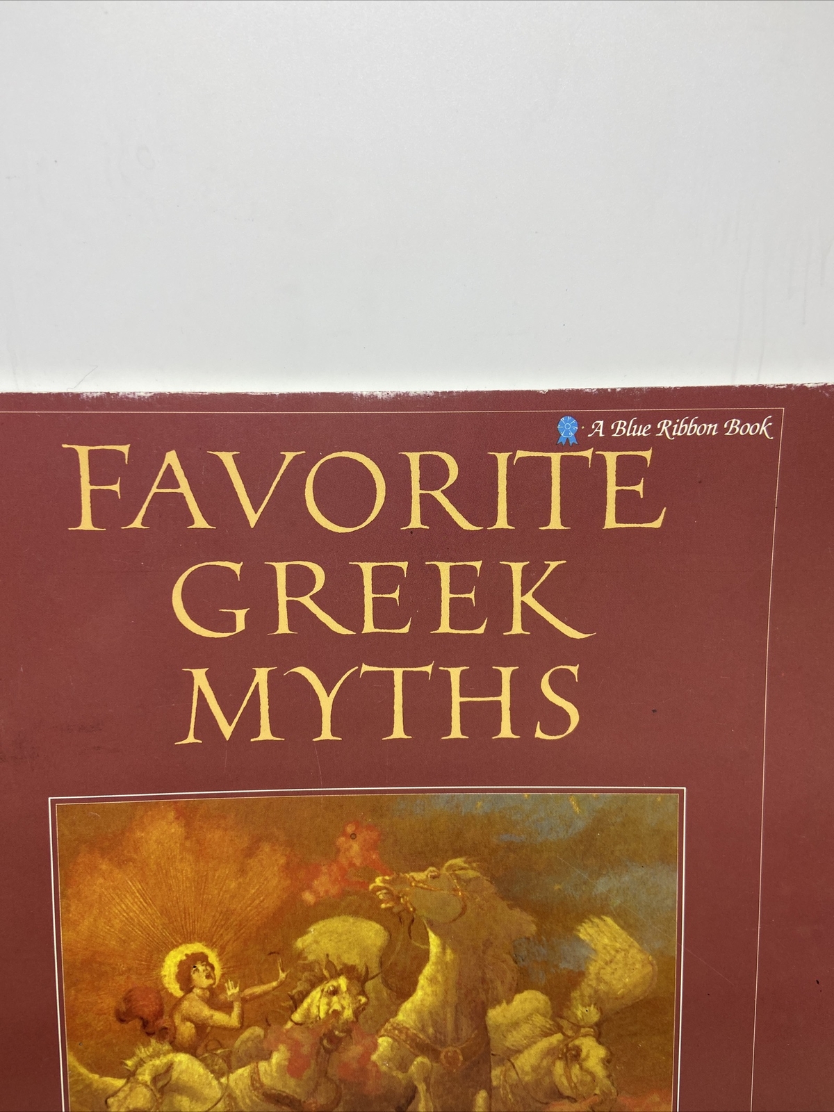 Favorite Greek Myths By Mary Pope Osborne Blue Ribbon Book For Children 1989