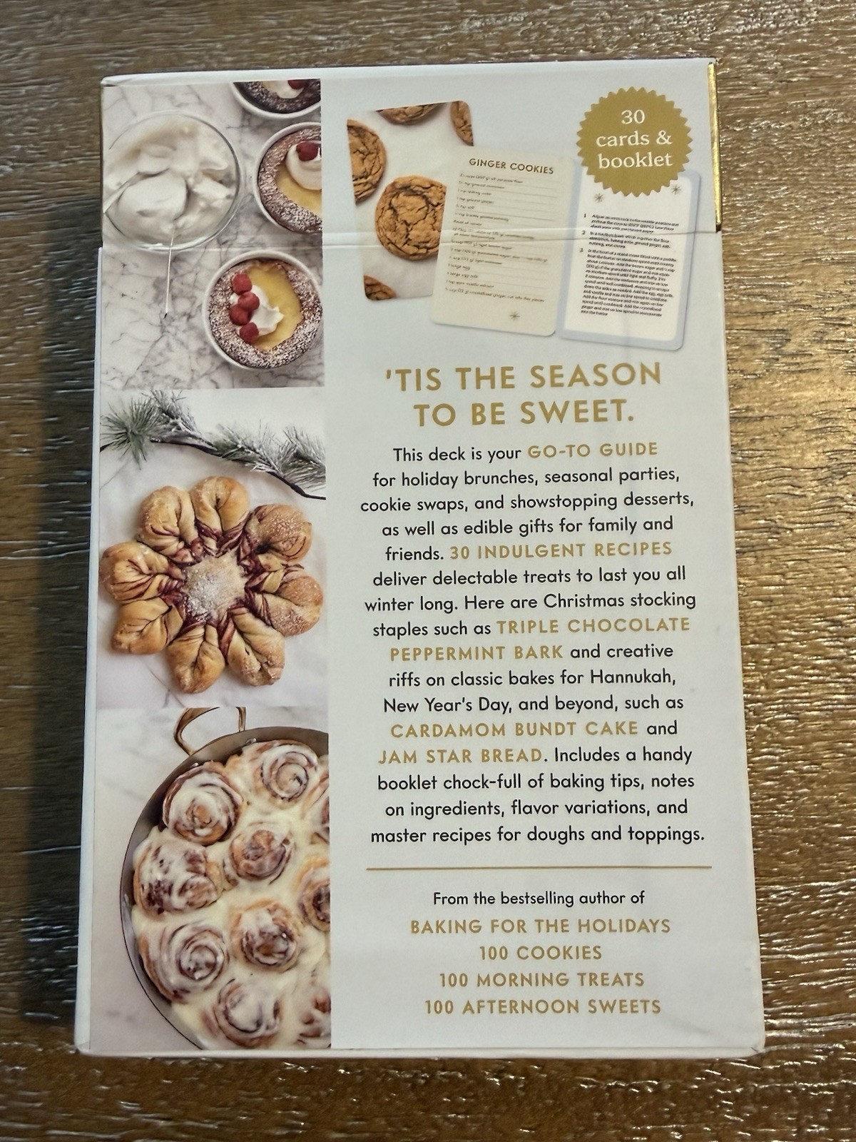 Holiday Baking Deck : 30 Festive Recipes by Sara Kieffer 30 Recipe Cards
