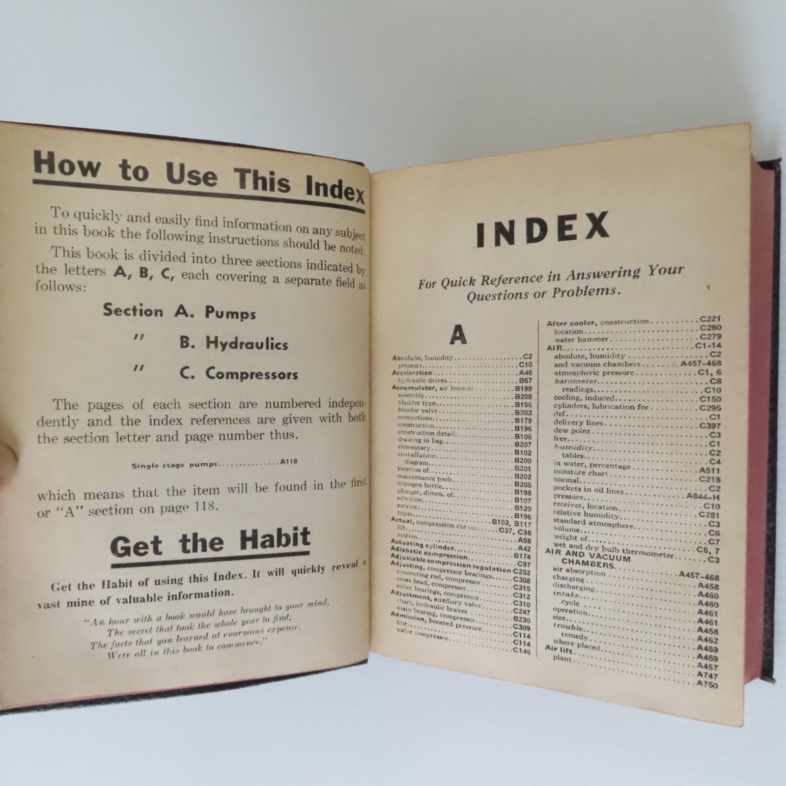 VTG Audels Pumps Hydraulics Air Compressors Practical Guide, Frank D Graham 1943