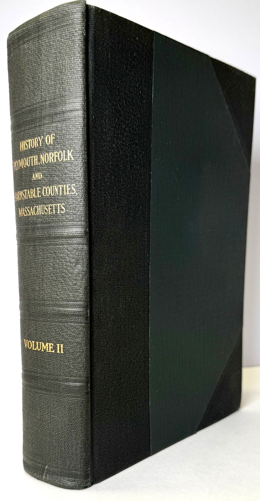 History of Plymouth, Norfolk, and Barnstable Counties Vol II Thompson 1928, Fine