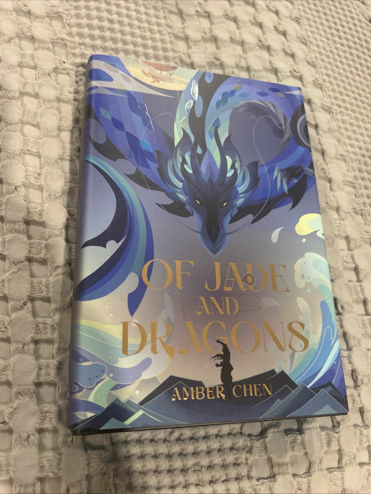 Of Jade And Dragons OwlCrate Exclusive Signed Amber Chen Sprayed Edge NEW sealed