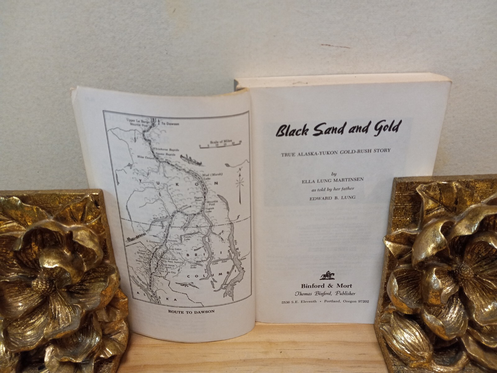 2 Lot Ella Lung Martinsen – Black Sand and Gold/Trail to North Star – PB – Good