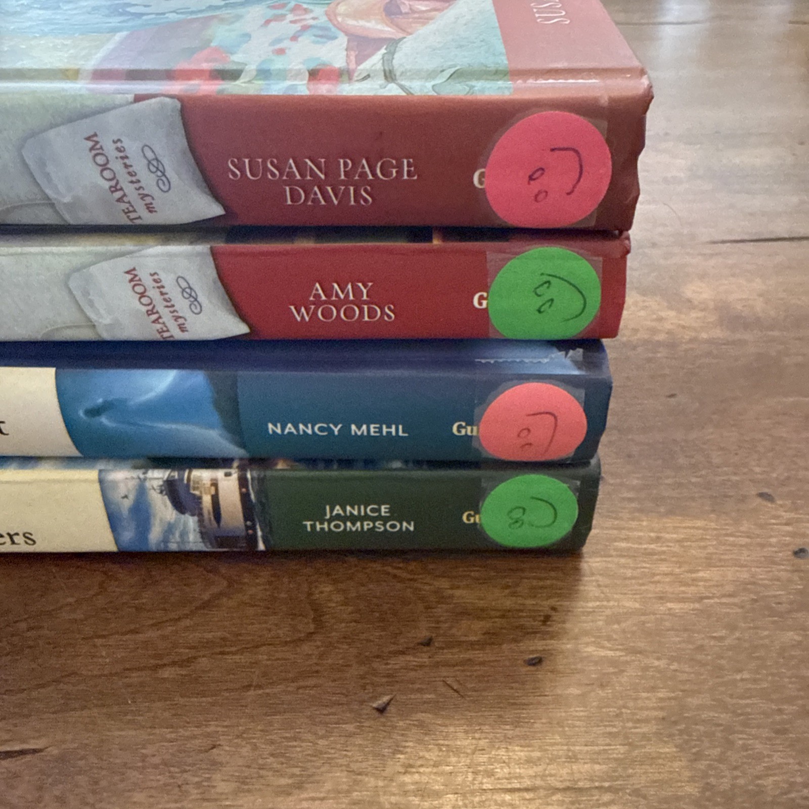 Lot of 9 Hardcover Guideposts Mysteries Martha’s Vineyard Amish Inn Tearoom