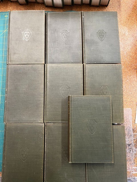 Harvard Classics P F Collier & Son 1909-1910 Volumes 1-50 Olive Cloth Very Good