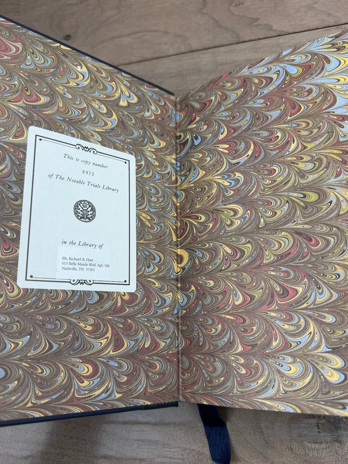 Jerry Falwell v. Larry Flynt Smolla 1991 Notable Trials Library Leather Bound