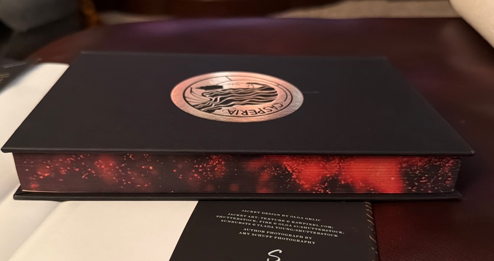 Fallen City by Adrienne Young (2025, HC) Hand-Signed With Photos & Page Overlay
