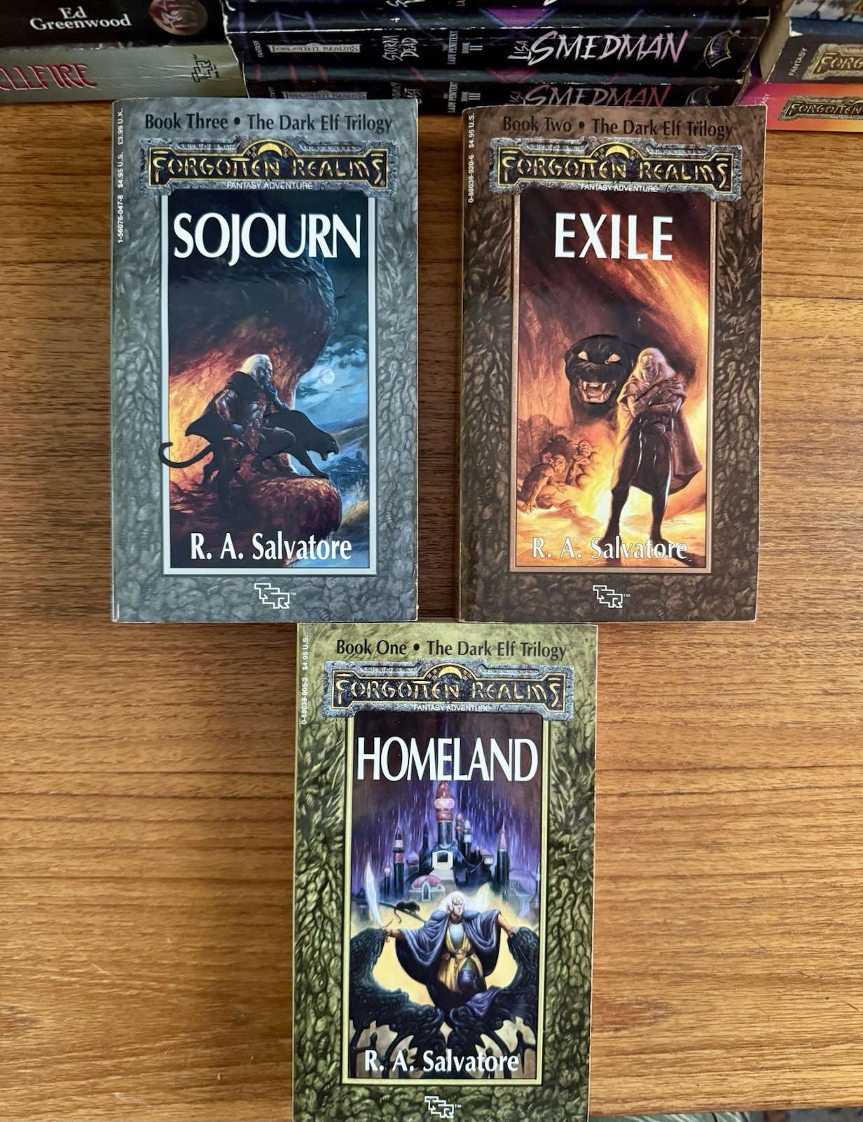FORGOTTEN REALMS 53x PAPERBACK Book LOT Fantasy TSR Trilogies Etc